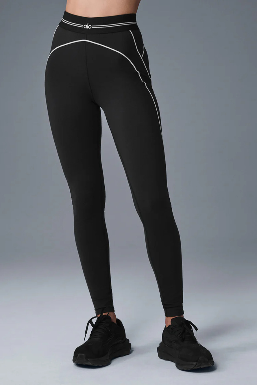 Alo Yoga SET Airbrush High-Waist Heart Throb Legging & Heart Throb Bra